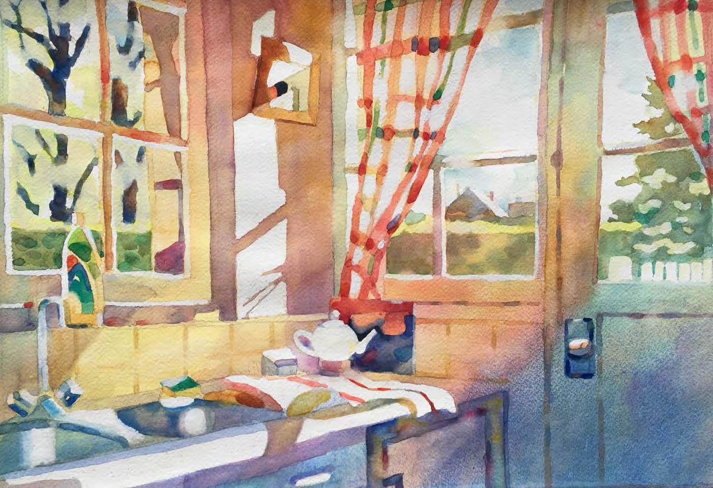 “Little French Kitchen”
Christine Heyse, AWS, NWS, BWS
First Place Award
Watercolor
Image 15” x 22”
Framed 24” x 30”
$750